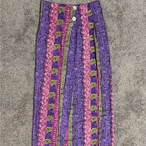 Vintage Y2K Tracy Evans Women’s Boho Pencil Skirt Size 11 Made In USA